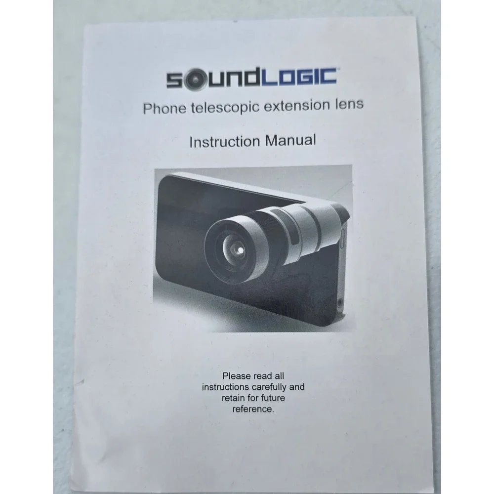 SoundLogic 8x Optical Zoom Telescopic Lens Kit for iPhone 4 and 3 Mini Tripod
